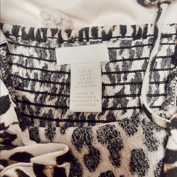 h&m cheetah print tank size xs - Picture 2 of 2